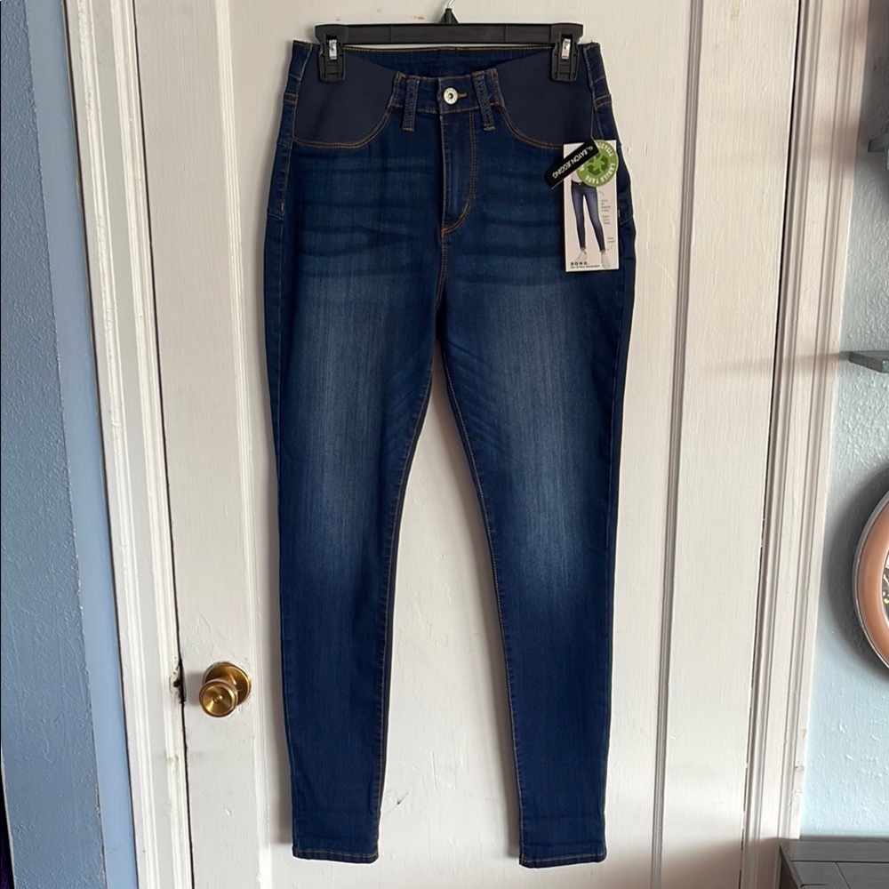 Song Maternity Medium Curvy Skinny Jeans Jeggings M Under Belly Nwt New Ankle